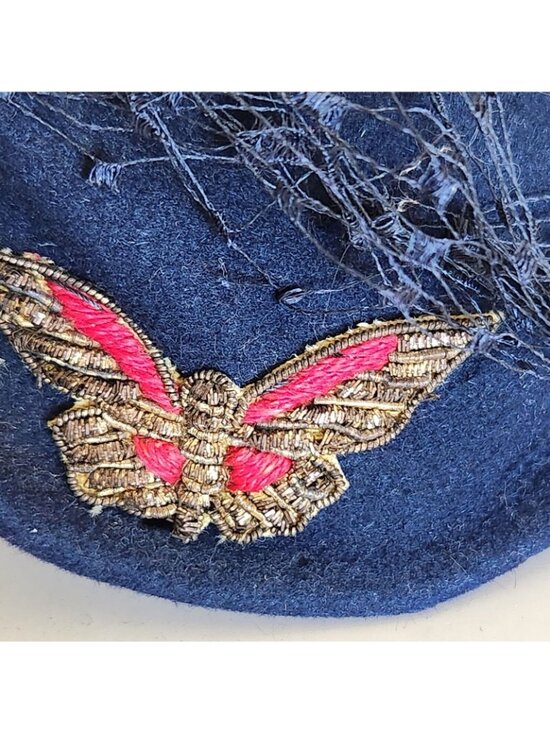 Vintage Miller Hat Box With 3 Hats. Fur, USA Union Made and VELVET. READ